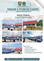 BACK TO SCHOOL: KEGIATAN UPACARA PERTAMA SETELAH LIBUR SEMESTER GANJIL TA.2024/2025 DI SMAN 3 PURUK CAHU