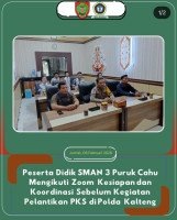 ZOOM MEETING KESIAPAN DAN KOORDINASI SEBELUM KEGIATAN PELANTIKAN PKS DI POLDA KALTENG (1)
