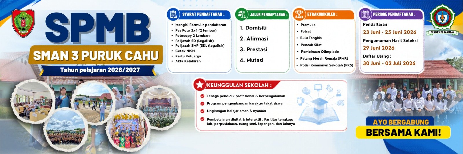 SISTEM PENERIMAAN MURID BARU (SPMB) SMAN 3 PURUK CAHU