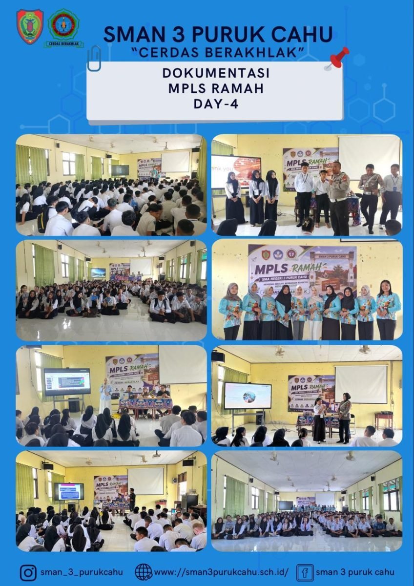 HARI KEEMPAT MPLS RAMAH SMA NEGERI 3 PURUK CAHU TAHUN AJARAN 2026/2027