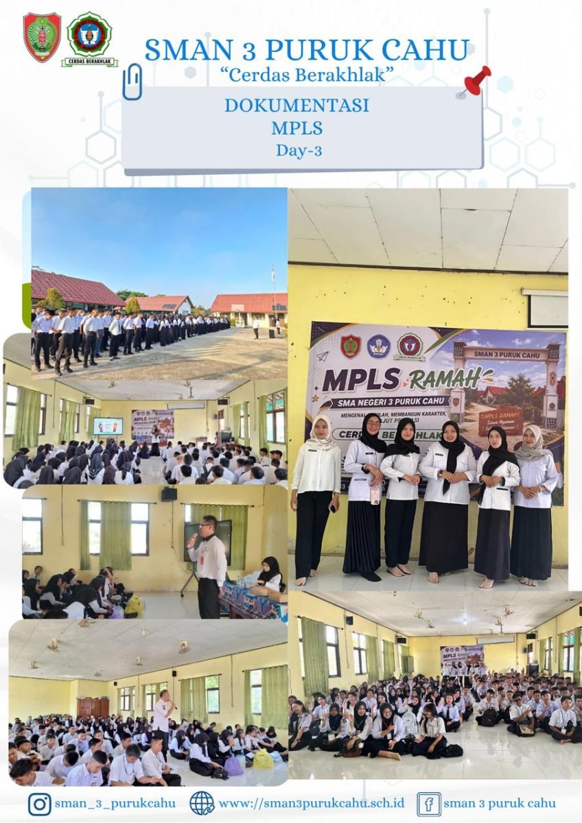 HARI KETIGA MPLS RAMAH SMA NEGERI 3 PURUK CAHU TAHUN AJARAN 2026/2027